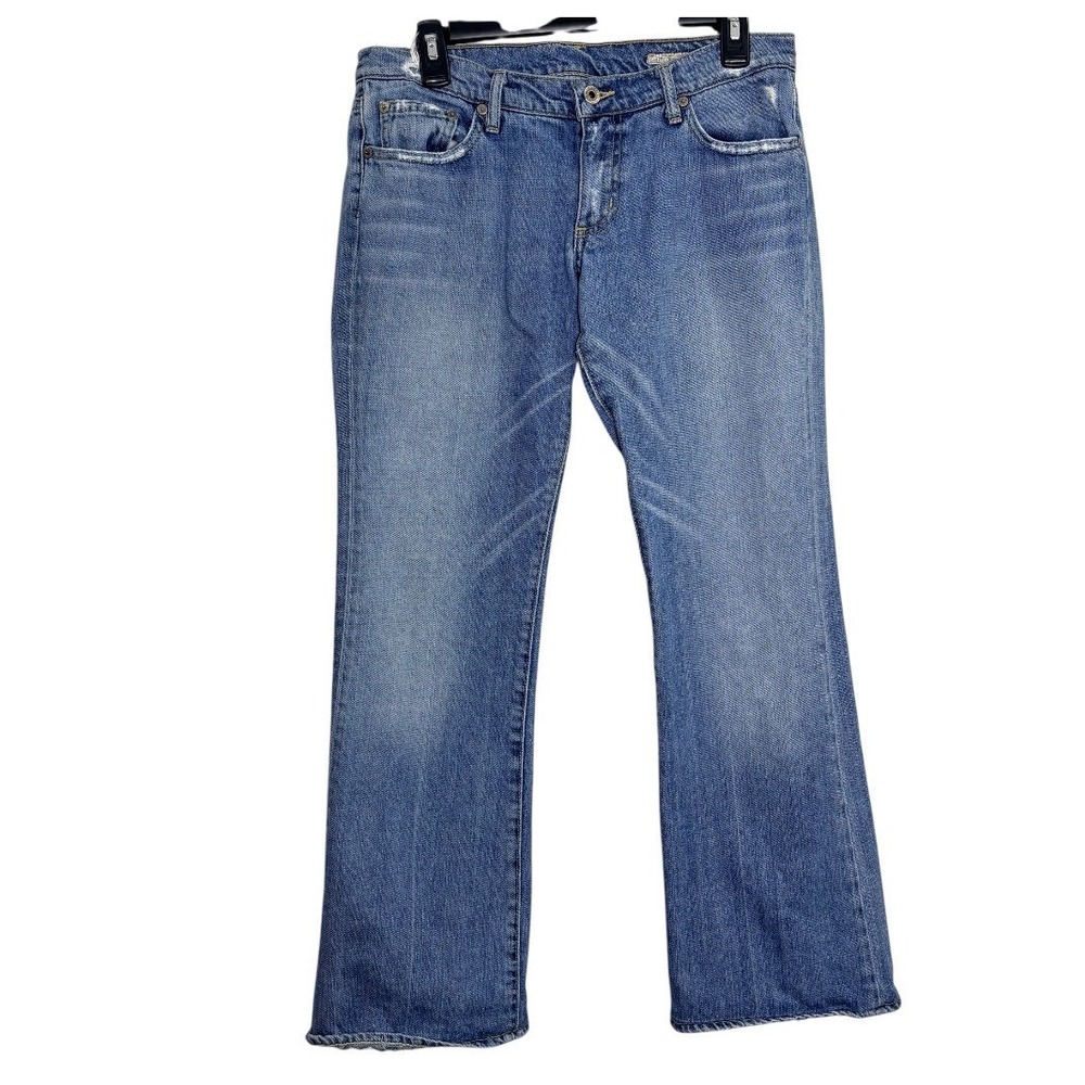 Chip & Pepper Jeans Womens 29 Denim Flare Leg Low Rise Distressed